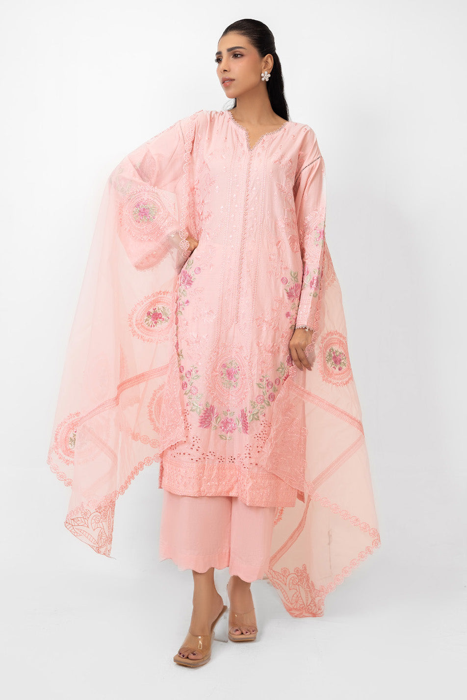 3PC Lawn Embroidered Suit