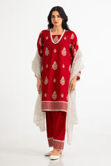 3PC Lawn Embroidered Suit