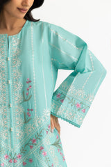 3PC Lawn Embroidered Suit With Chiffon Printed Dupatta