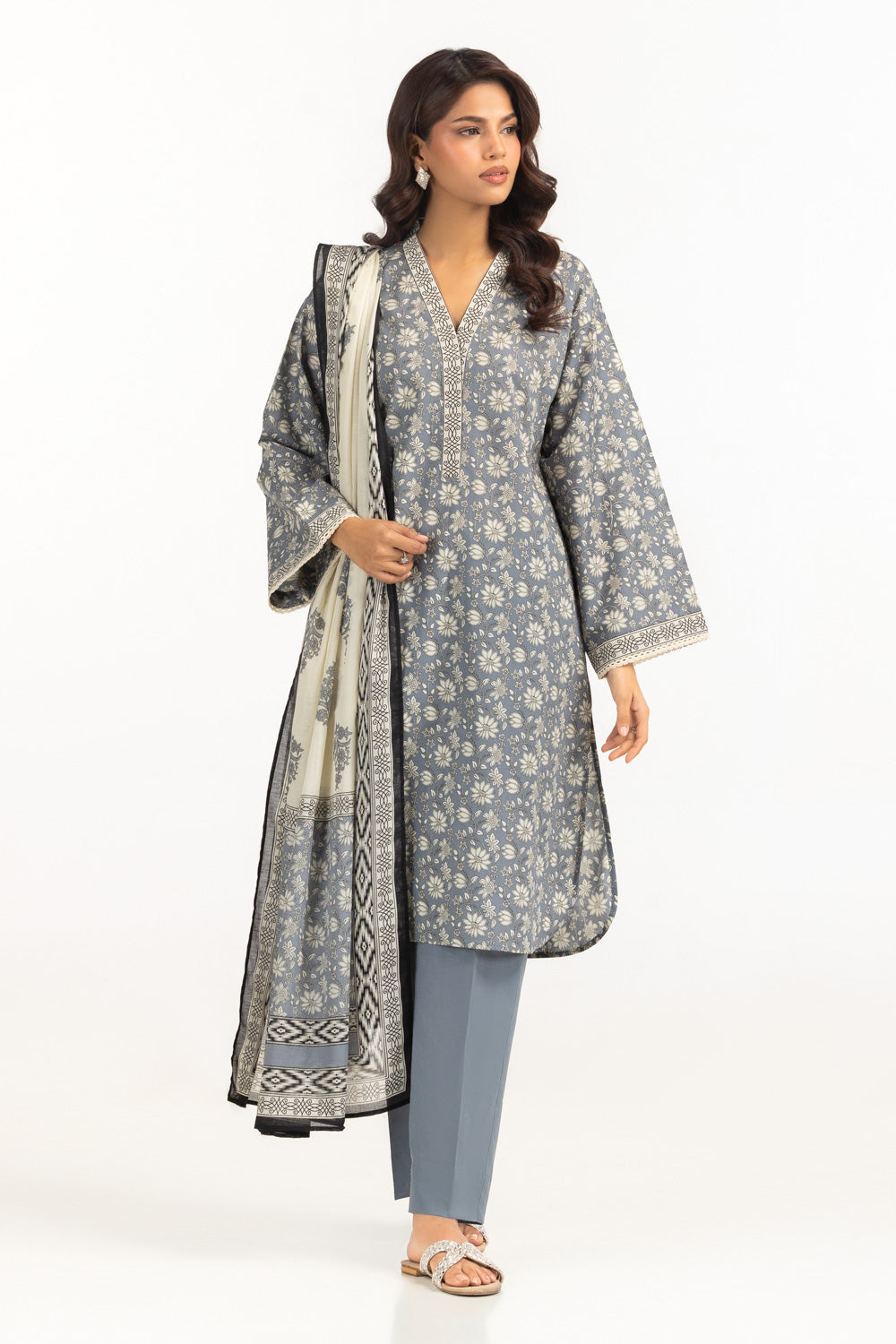 3PC Lawn Printed Suit
