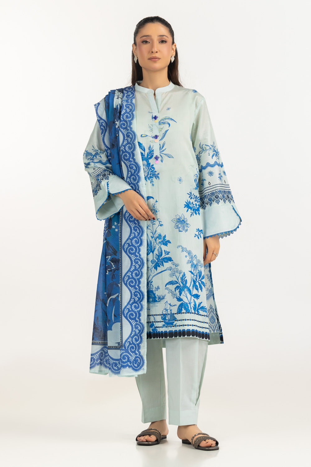 3PC Lawn Printed Suit