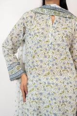 3PC Lawn Printed Suit