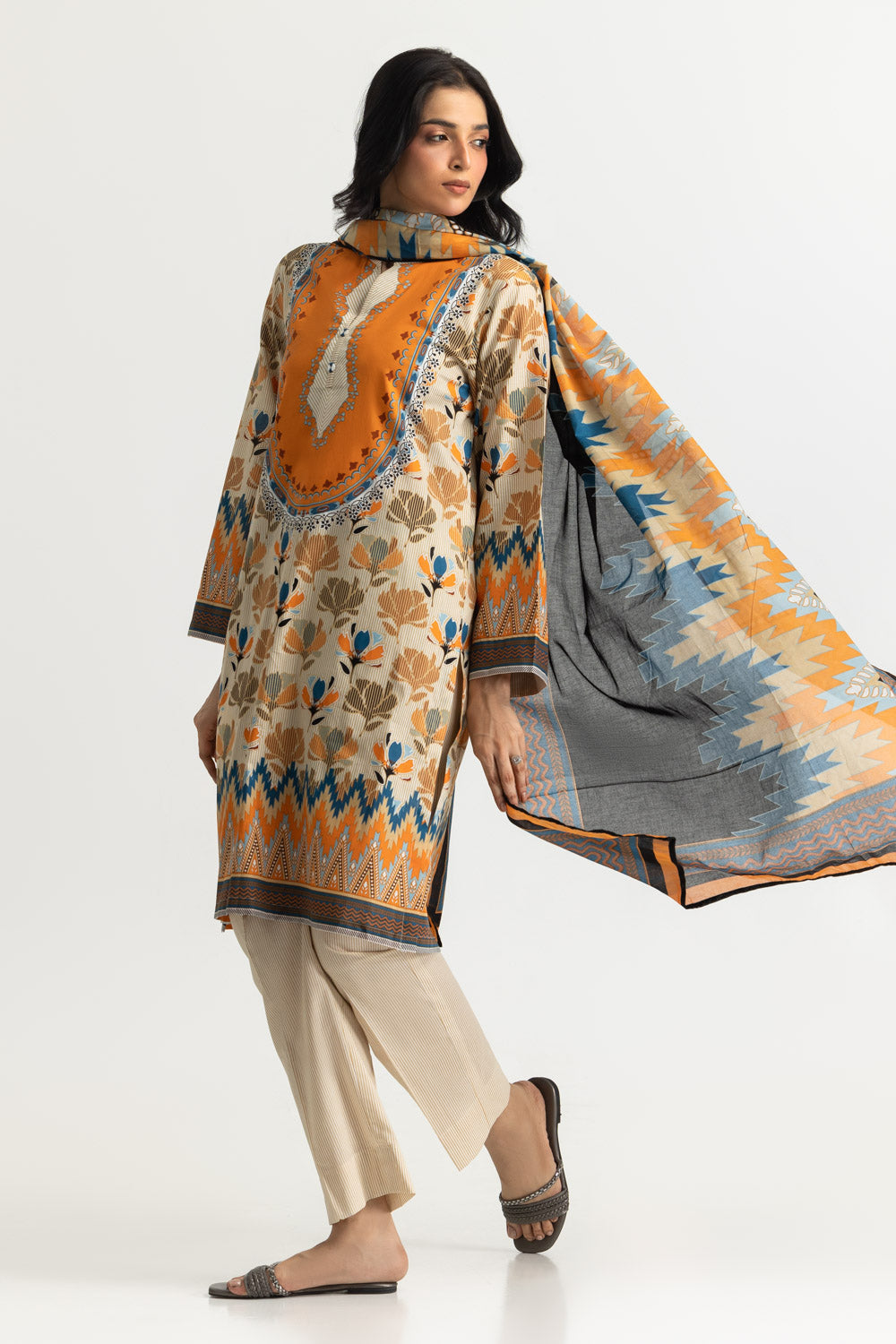 3PC Lawn Printed Suit