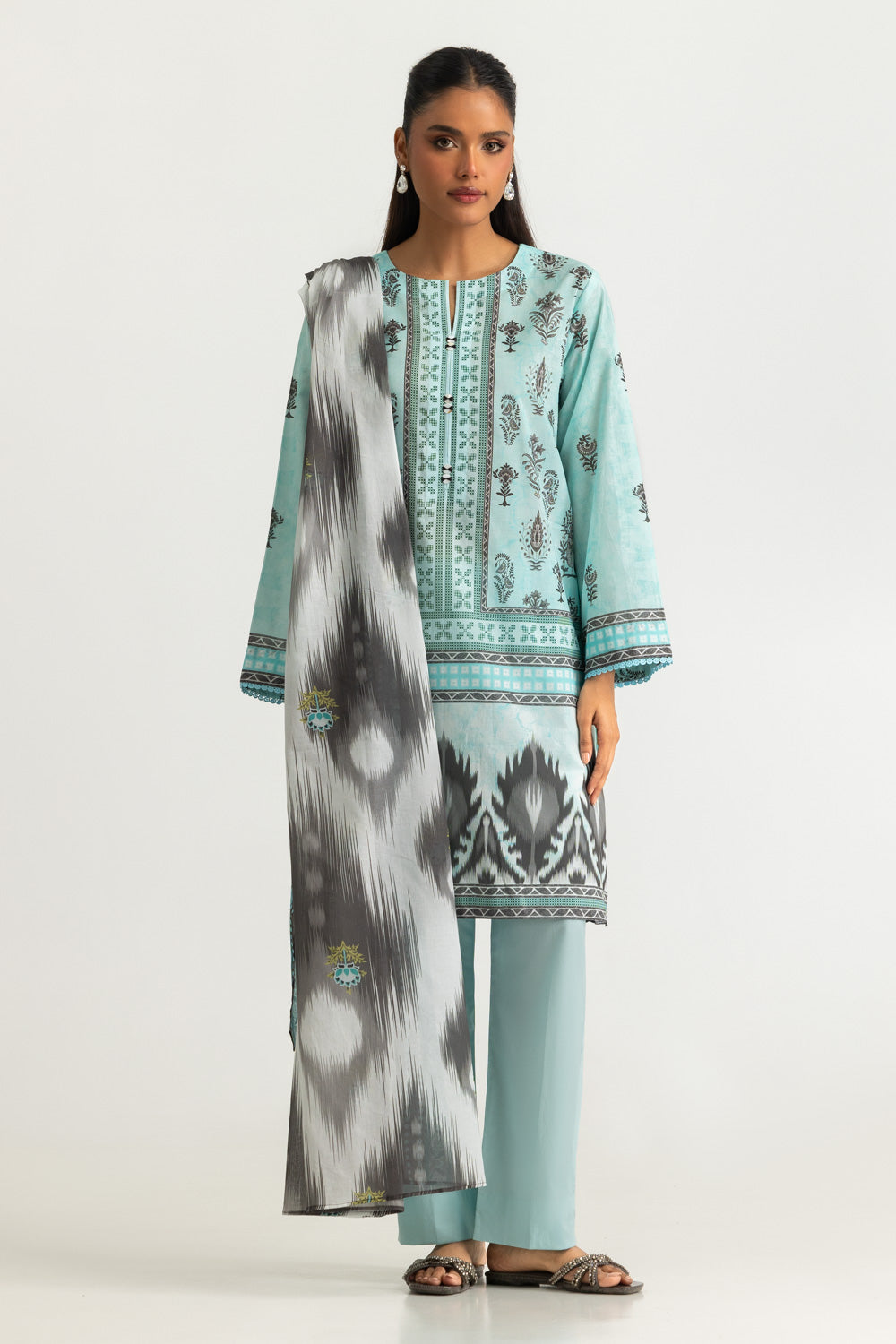 3PC Lawn Printed Suit