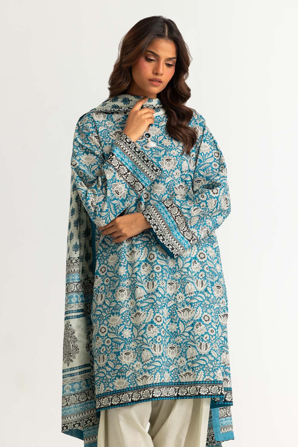 3PC Lawn Printed Suit