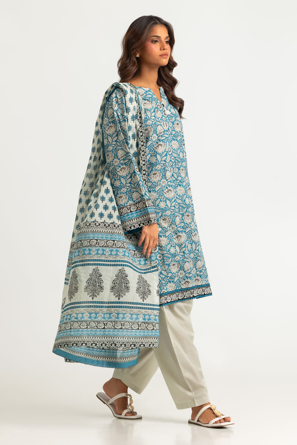3PC Lawn Printed Suit
