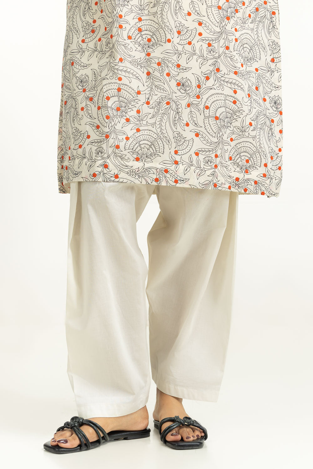 3PC Lawn Printed Suit With Embroidered