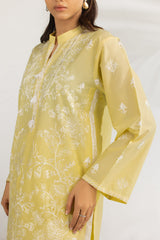 3PC Lawn Printed Suit With Embroidered