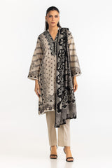 3PC Lawn Printed Suit With Embroidered