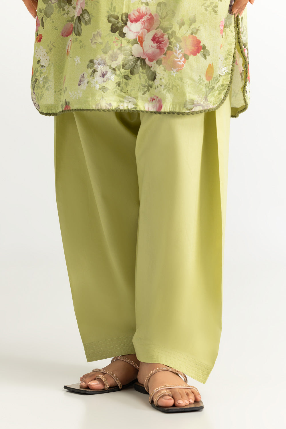 3PC Lawn Printed Suit With Embroidered