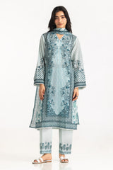 3PC Lawn Printed Suit With Embroidered Trouser