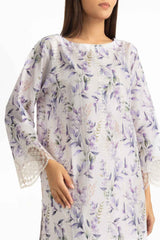 3PC Lawn Printed With Embroidered Suit