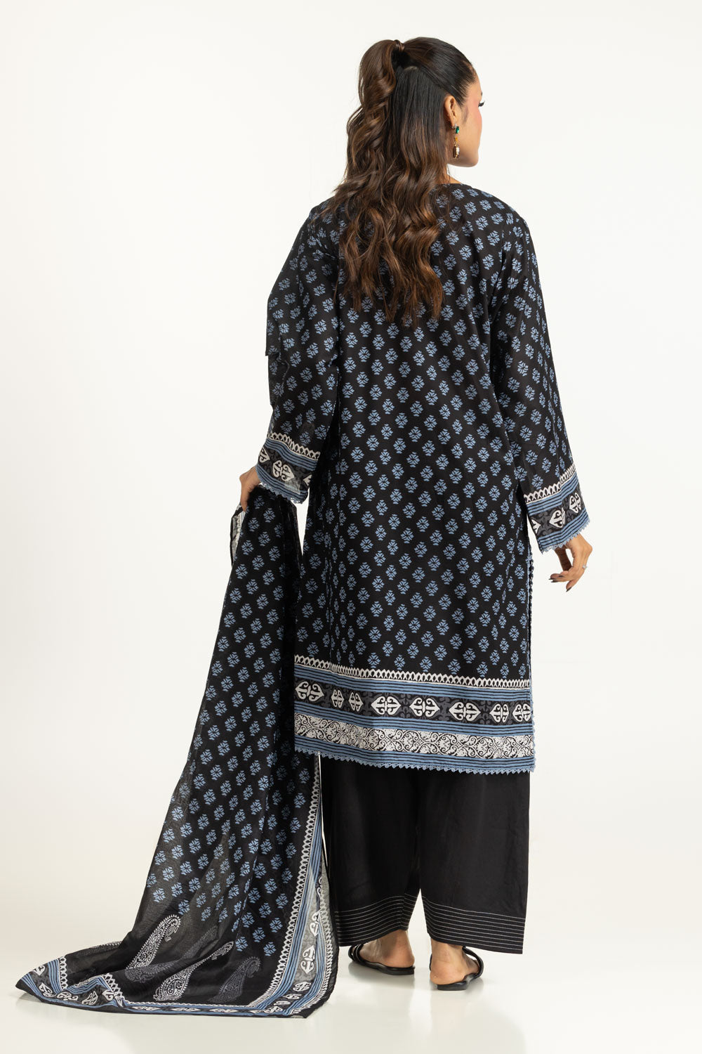 3PC Printed Lawn Suit