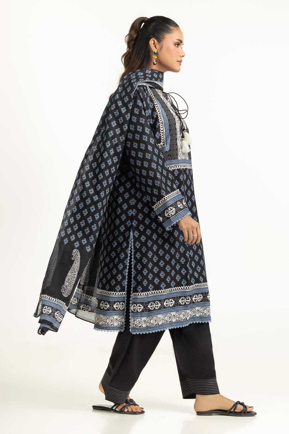 3PC Printed Lawn Suit