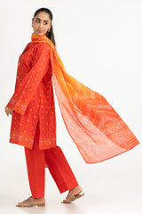 3PC Printed Lawn Suit