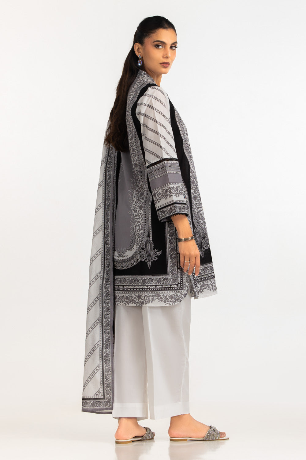 3PC Printed Lawn Suit