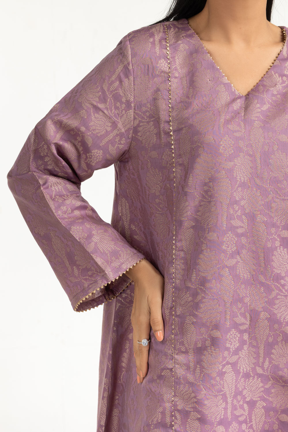 3PC Viscose Jacquard Suit