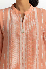 3PC Chiffon Embroidered Suit