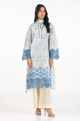 3PC Lawn Schiffli Embroidered Suit