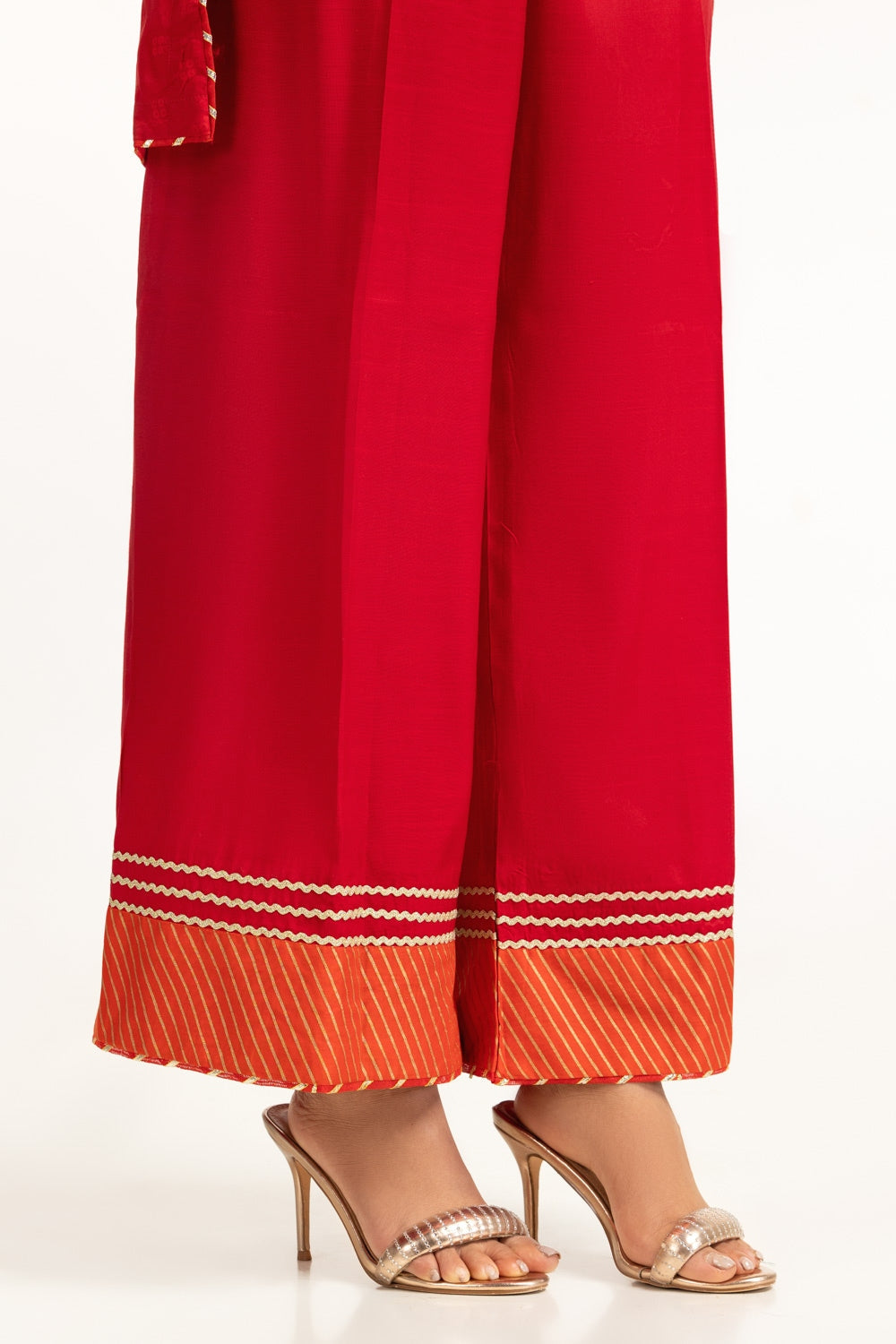 3PC raw-silk Embroidered Suit