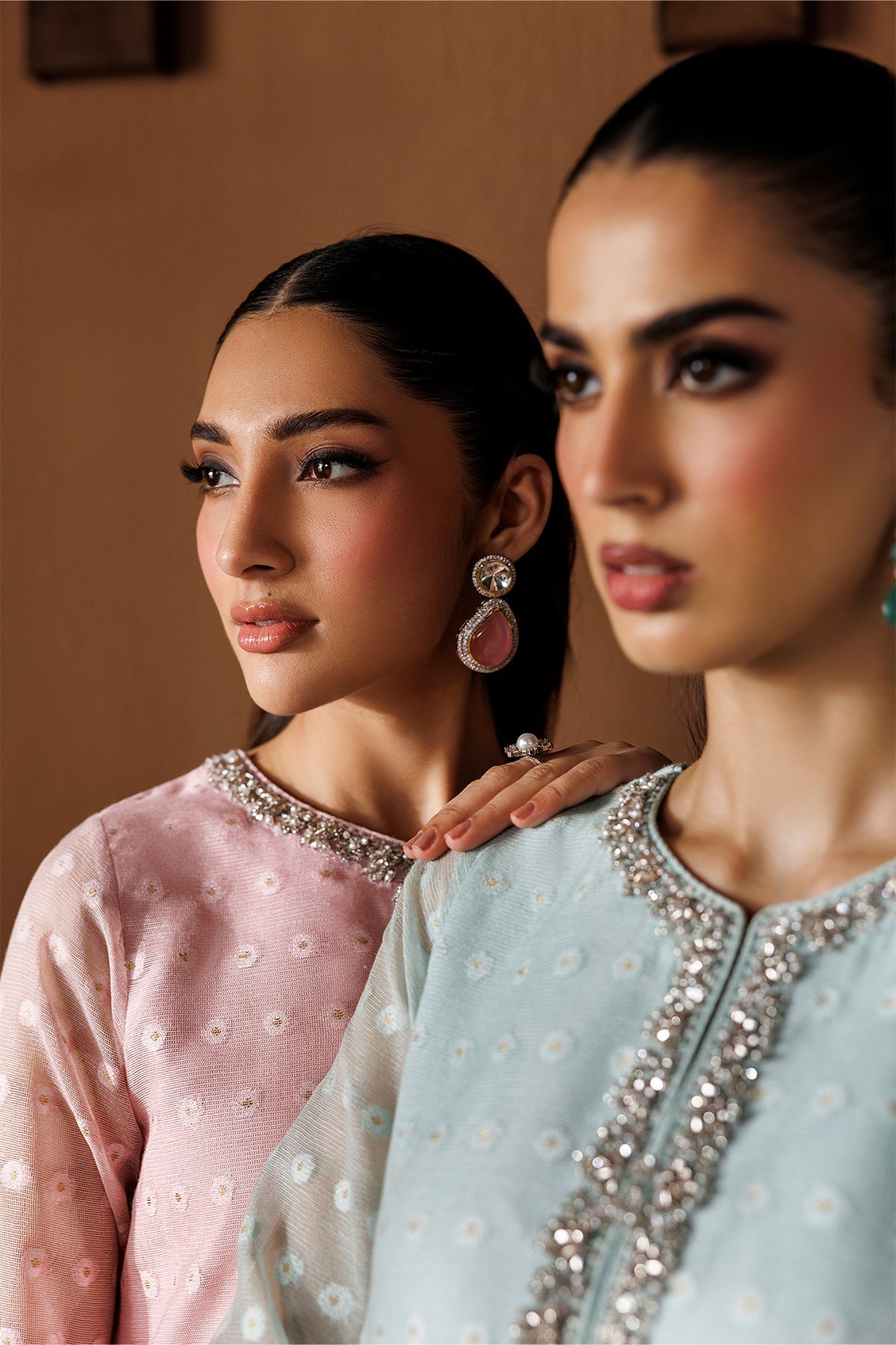 EMBROIDERED COTTON NET PR-1286