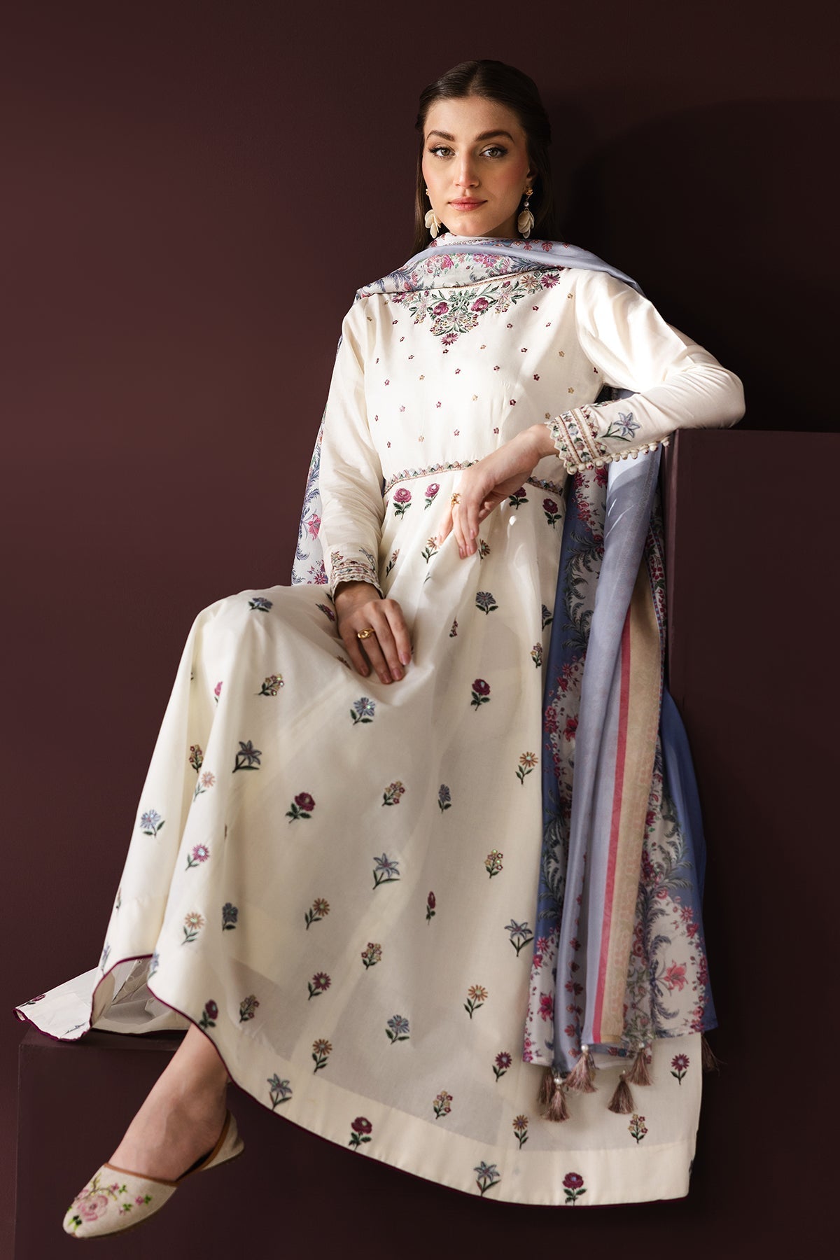 EMBROIDERED SELF JACQUARD PR-1280
