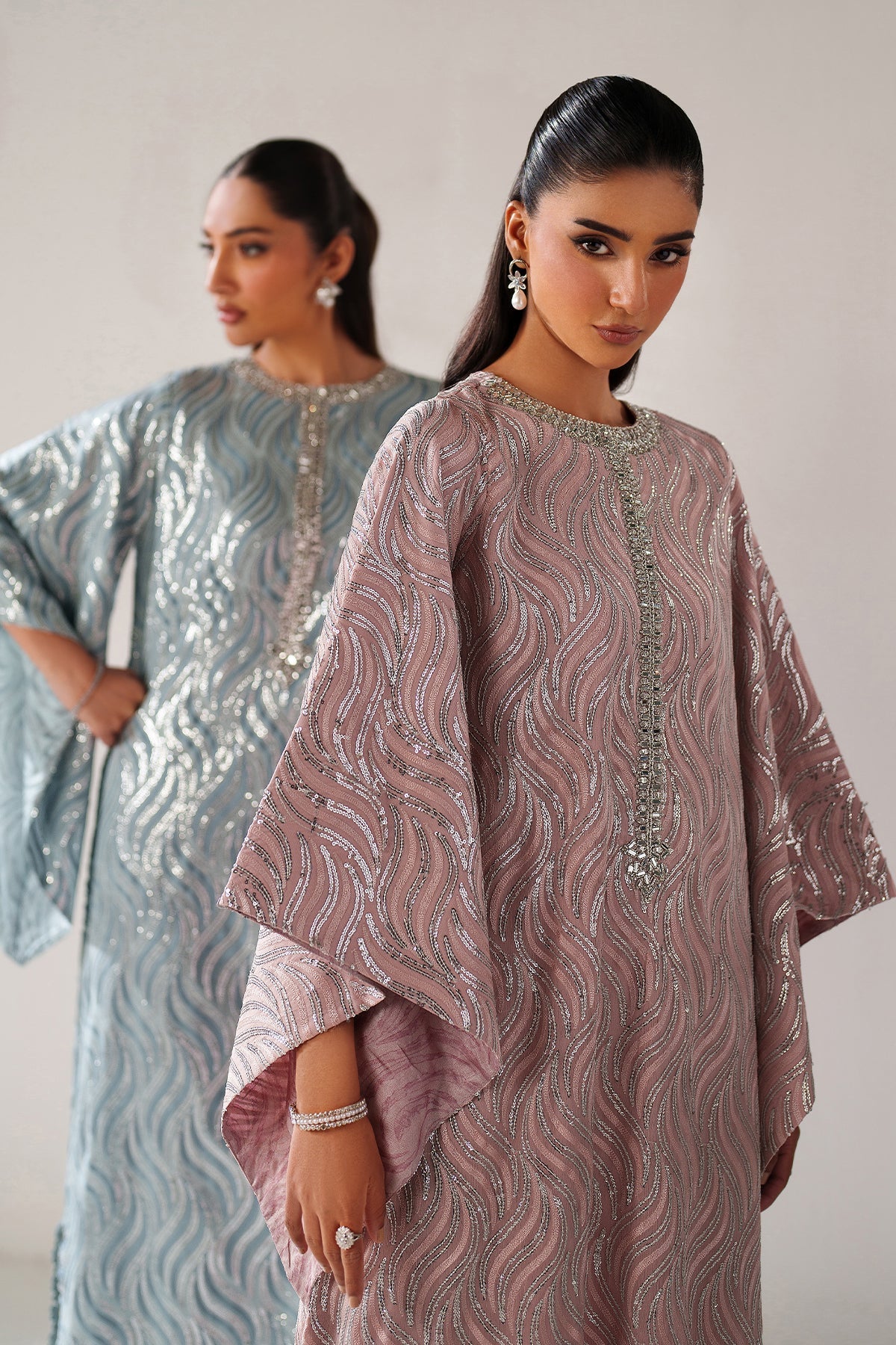 EMBROIDERED CHIFFON PR-1244