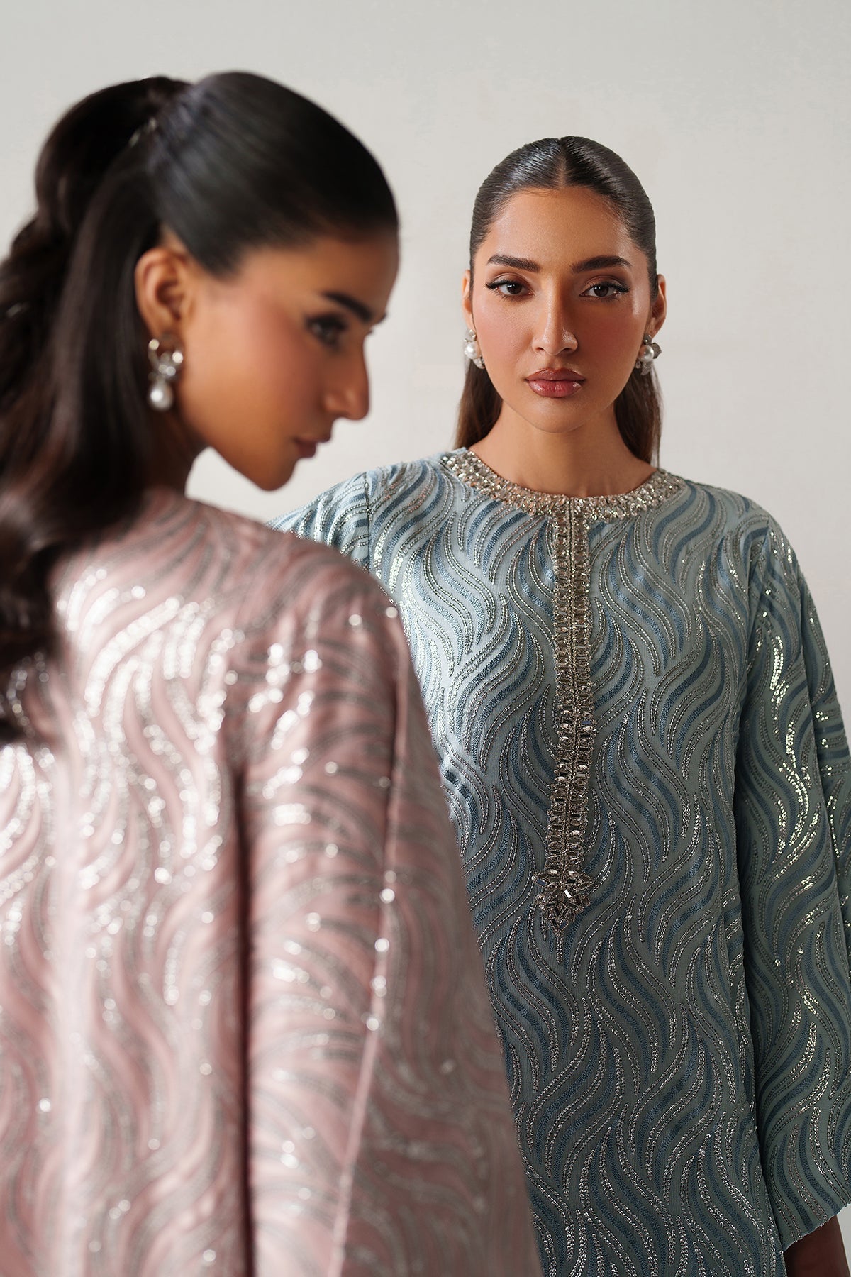 EMBROIDERED CHIFFON PR-1244