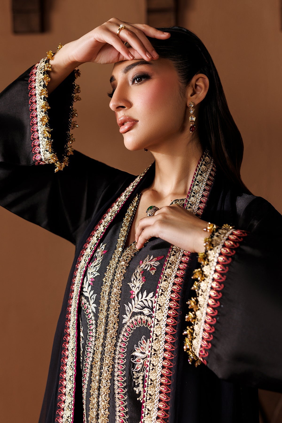 EMBROIDERED SHEESHA SILK PR-1282