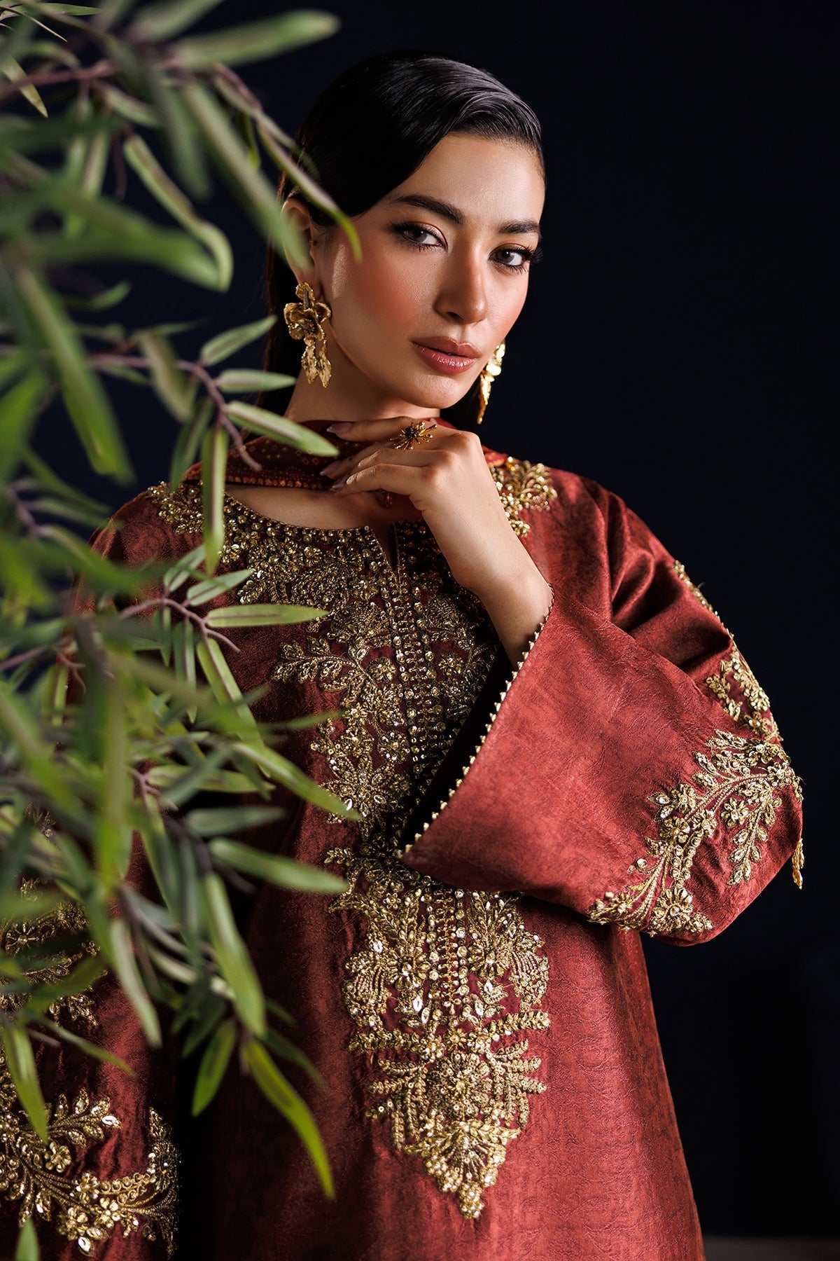 EMBROIDERED SHEESHA SILK PR-1313