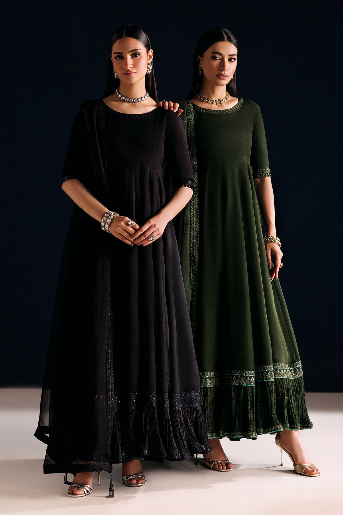 EMBROIDERED CHIFFON PR-1317