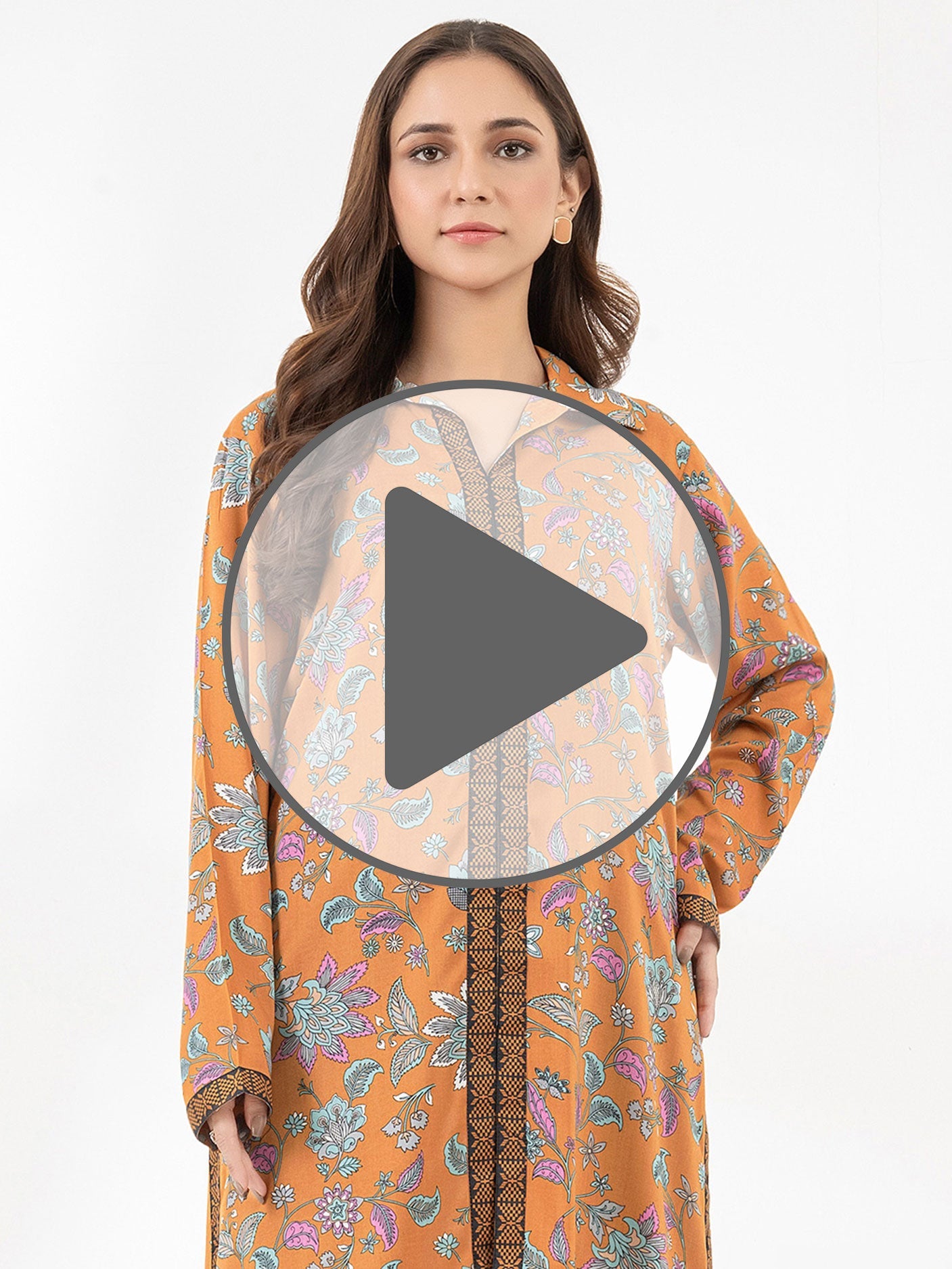 Lawn Shirt-Printed (Pret)