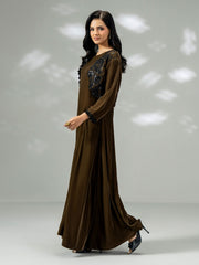 Velvet Bolero Dress- Embellished (Pret)