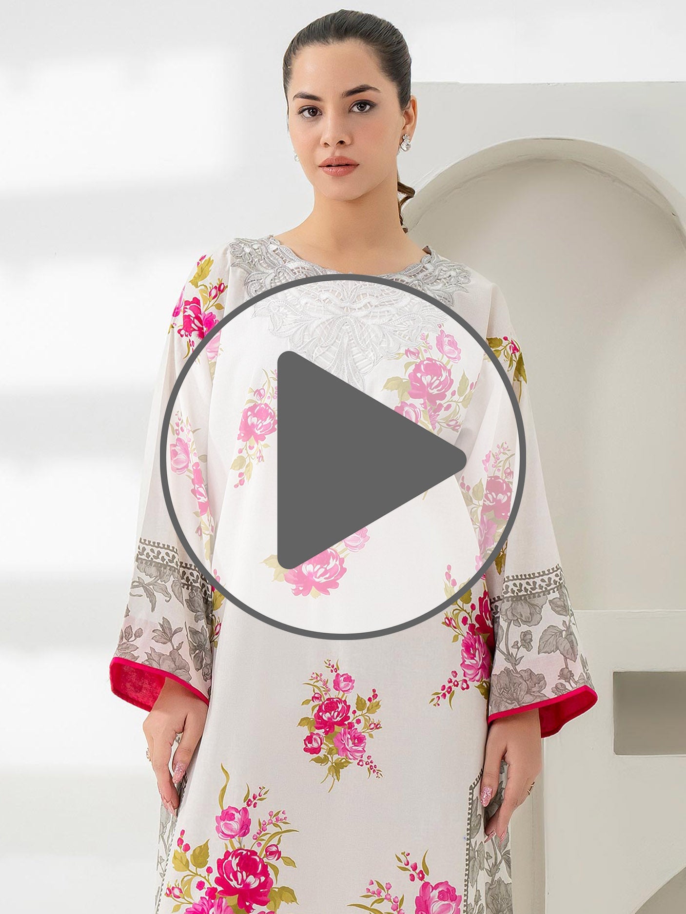 Khaddar Shirt-Embroidered (Pret)
