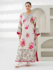 Khaddar Shirt-Embroidered (Pret)