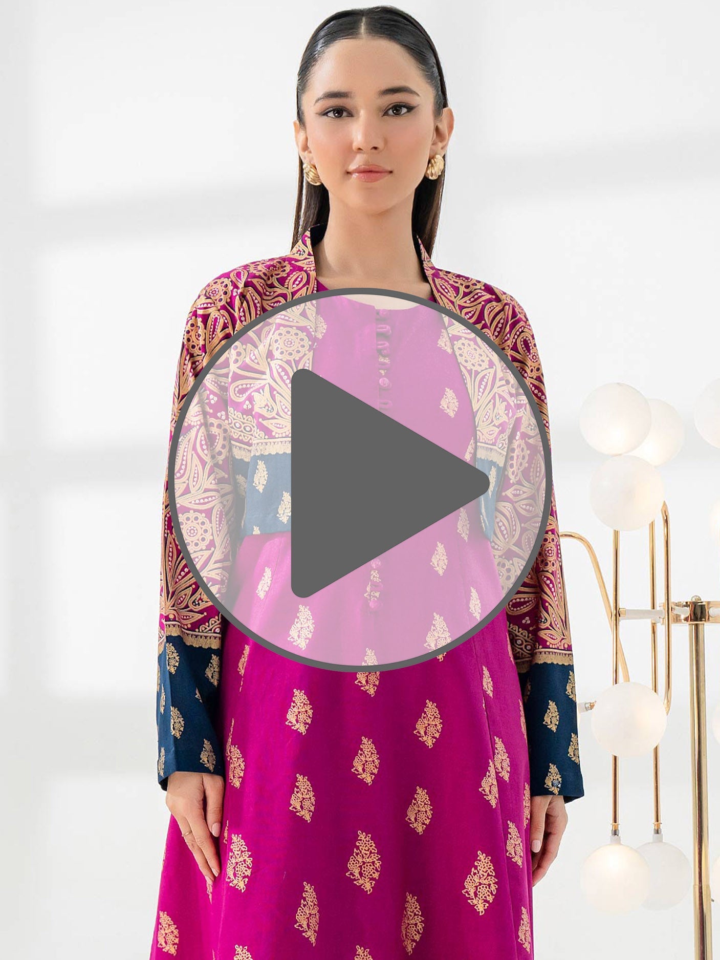 Khaddar Shirt With Bolero-Paste Print (Pret)