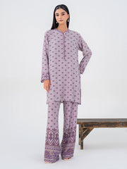 2 Piece Linen Suit-Embroidered (Pret)