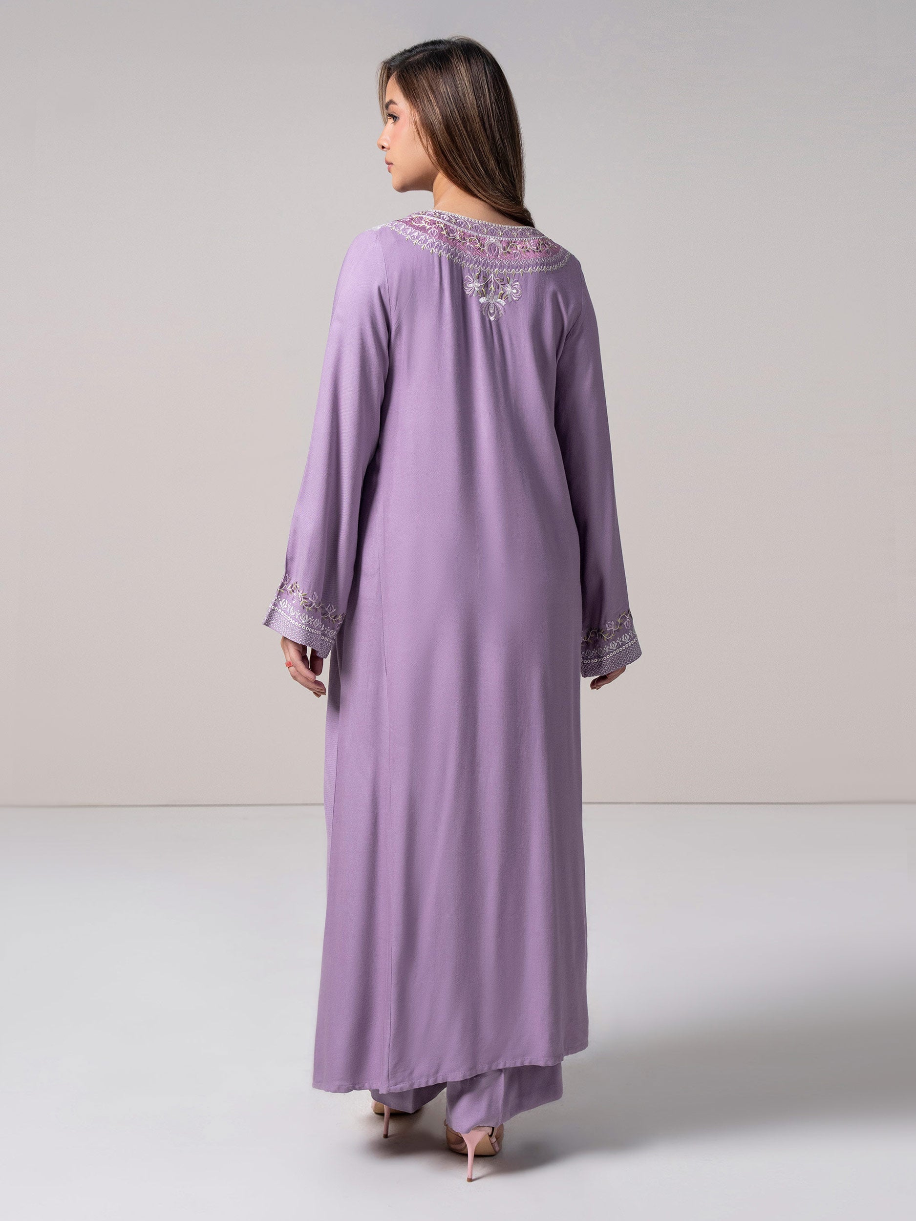 2 Piece Marina Suit- Embroidered (Pret)