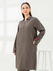 2 Piece Yarn Dyed Suit-Embroidered (Pret)
