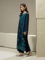 3 Piece Khaddar Suit-Embroidered (Pret)