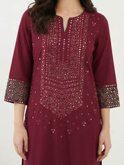 2 Piece Lawn Suit- Embroidered (Pret)