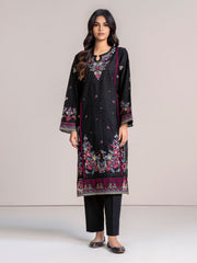 2-Piece Self Jacquard Suit-Embroidered (Pret)