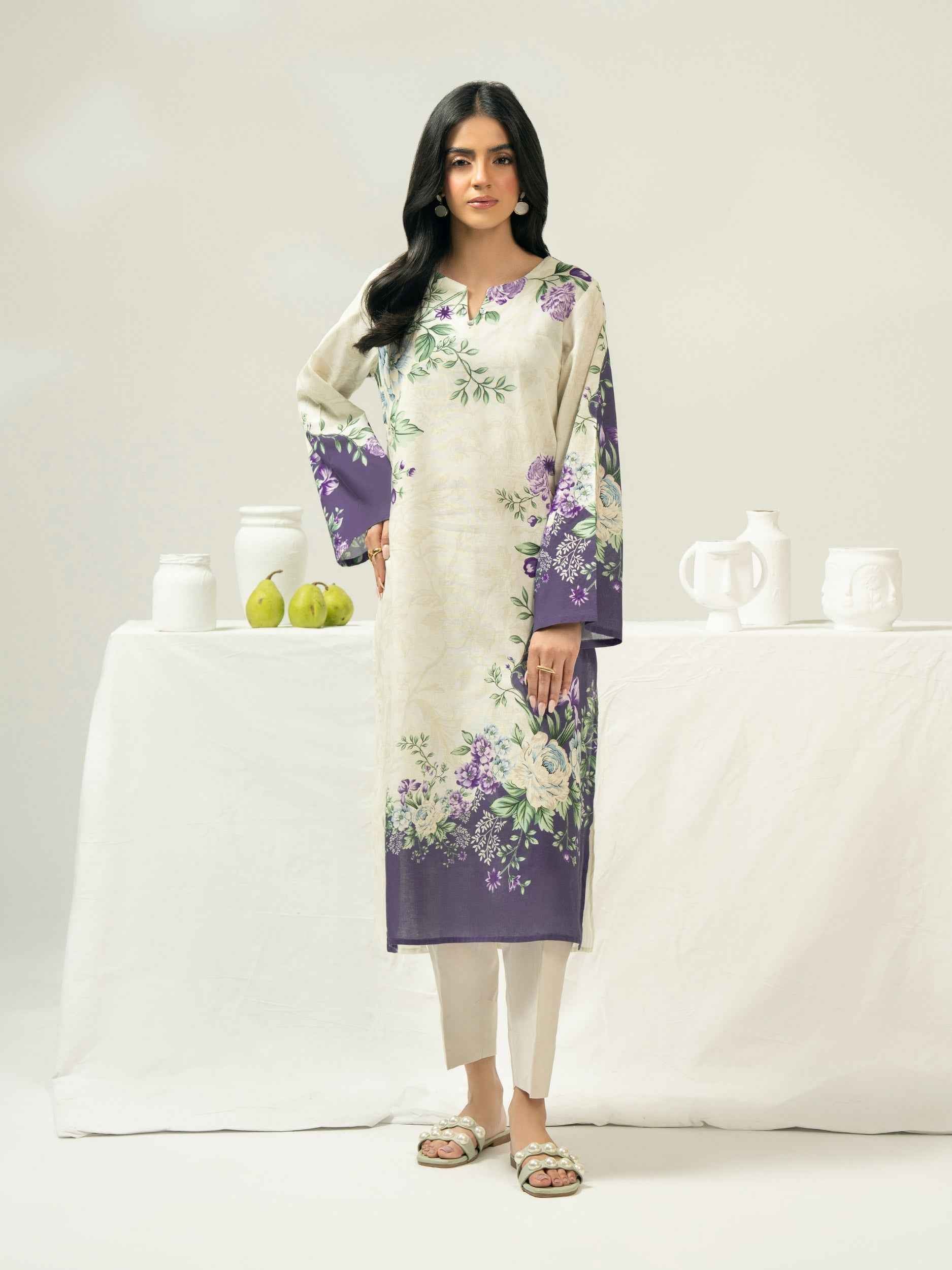 Khaddar Shirt-Printed (Pret)