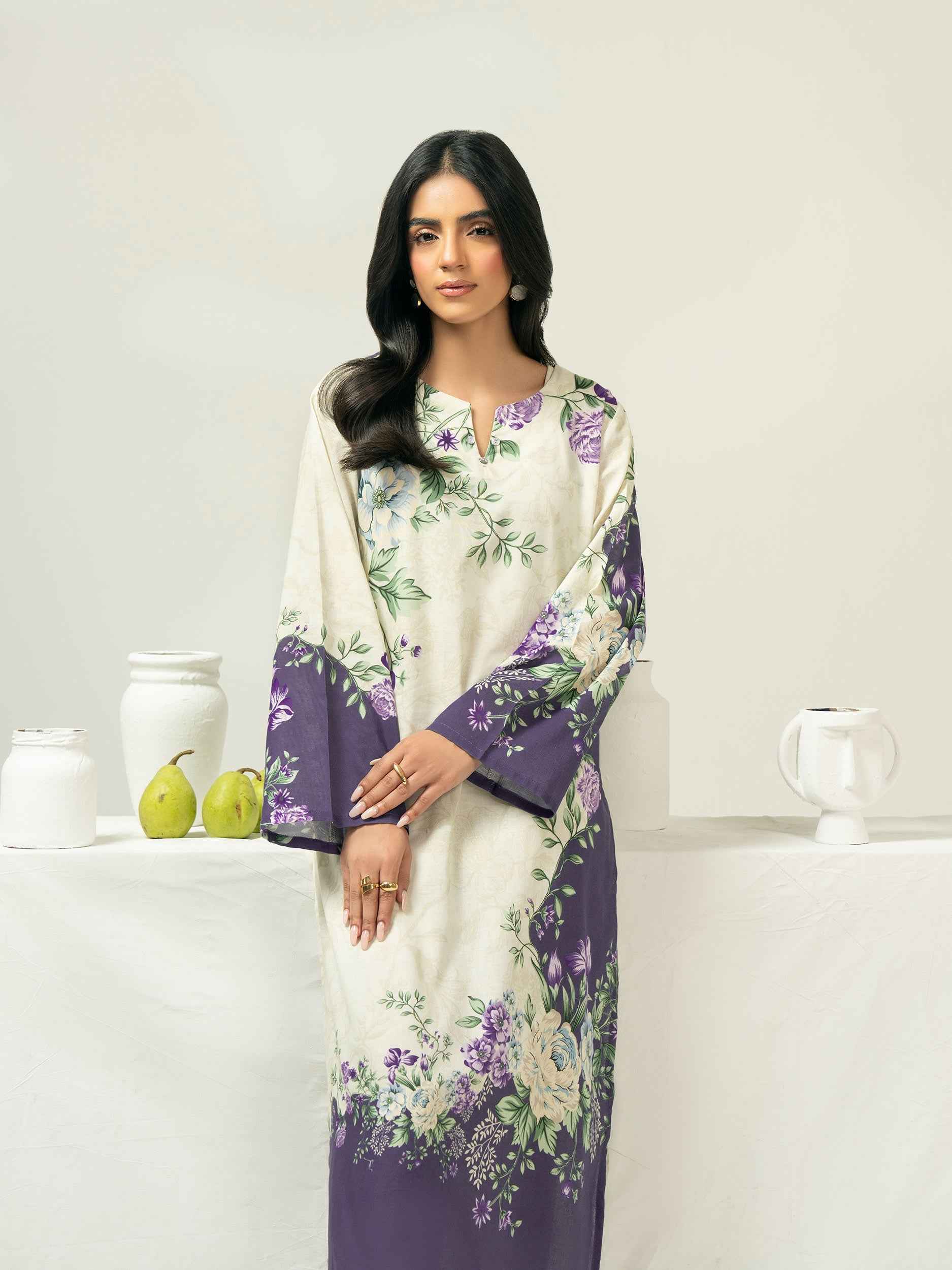 Khaddar Shirt-Printed (Pret)