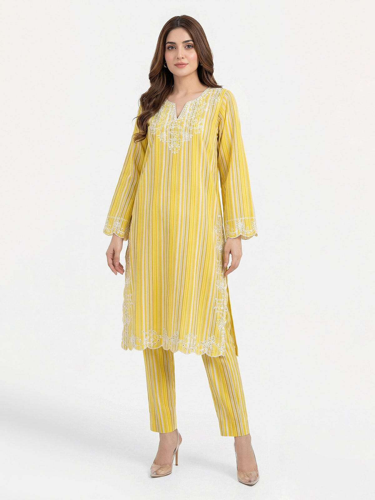 2 Piece Lawn Suit- Embroidered (Pret)