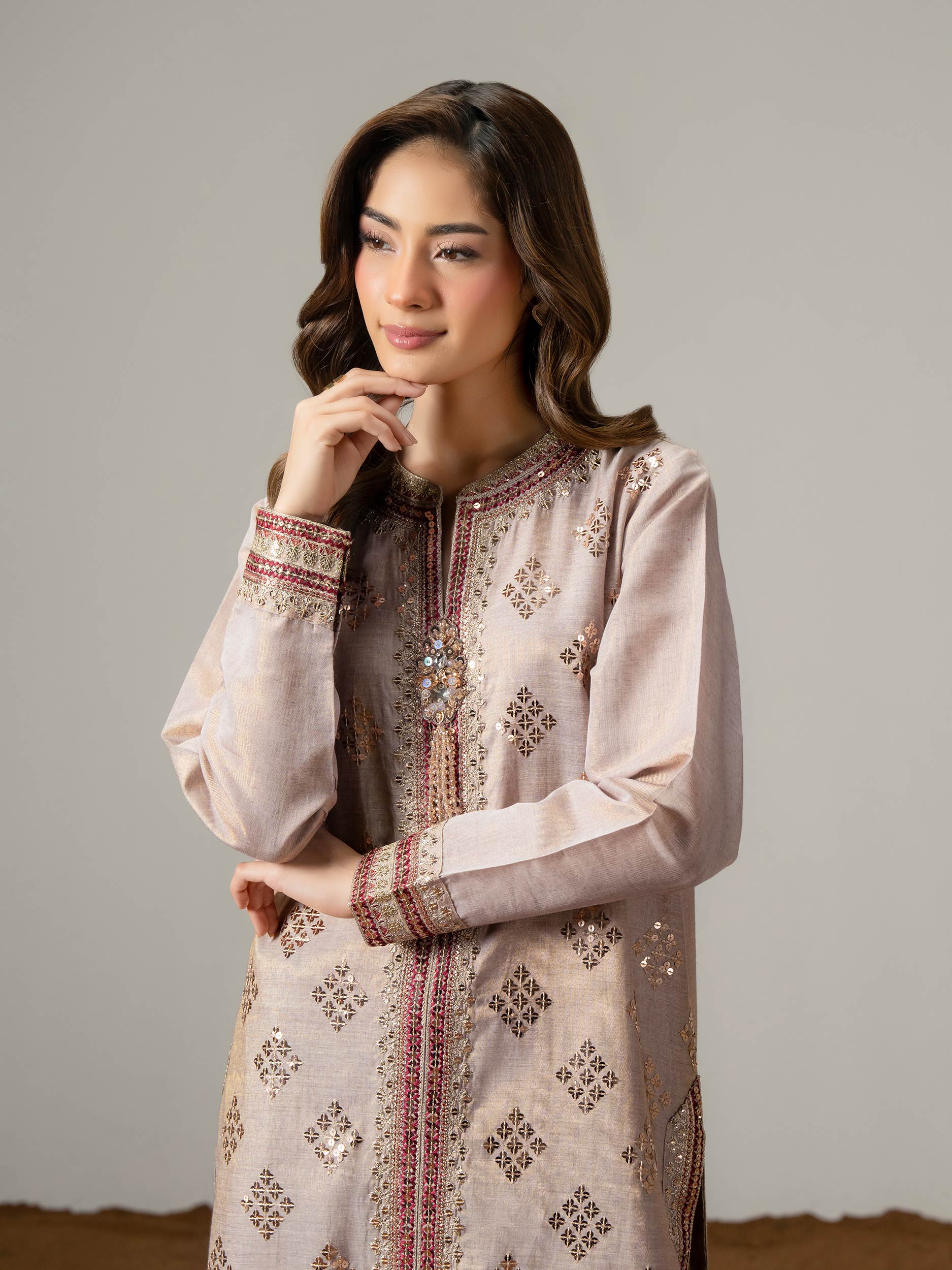 2 Piece Lawn Suit-Embroidered (Pret)