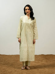 2 Piece Zari Suit-Embroidered (Pret)