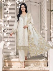 3 Piece Lawn Missouri Suit- Embroidered (Pret)