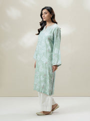 Self Jacquard Shirt- Embroidered (Pret)