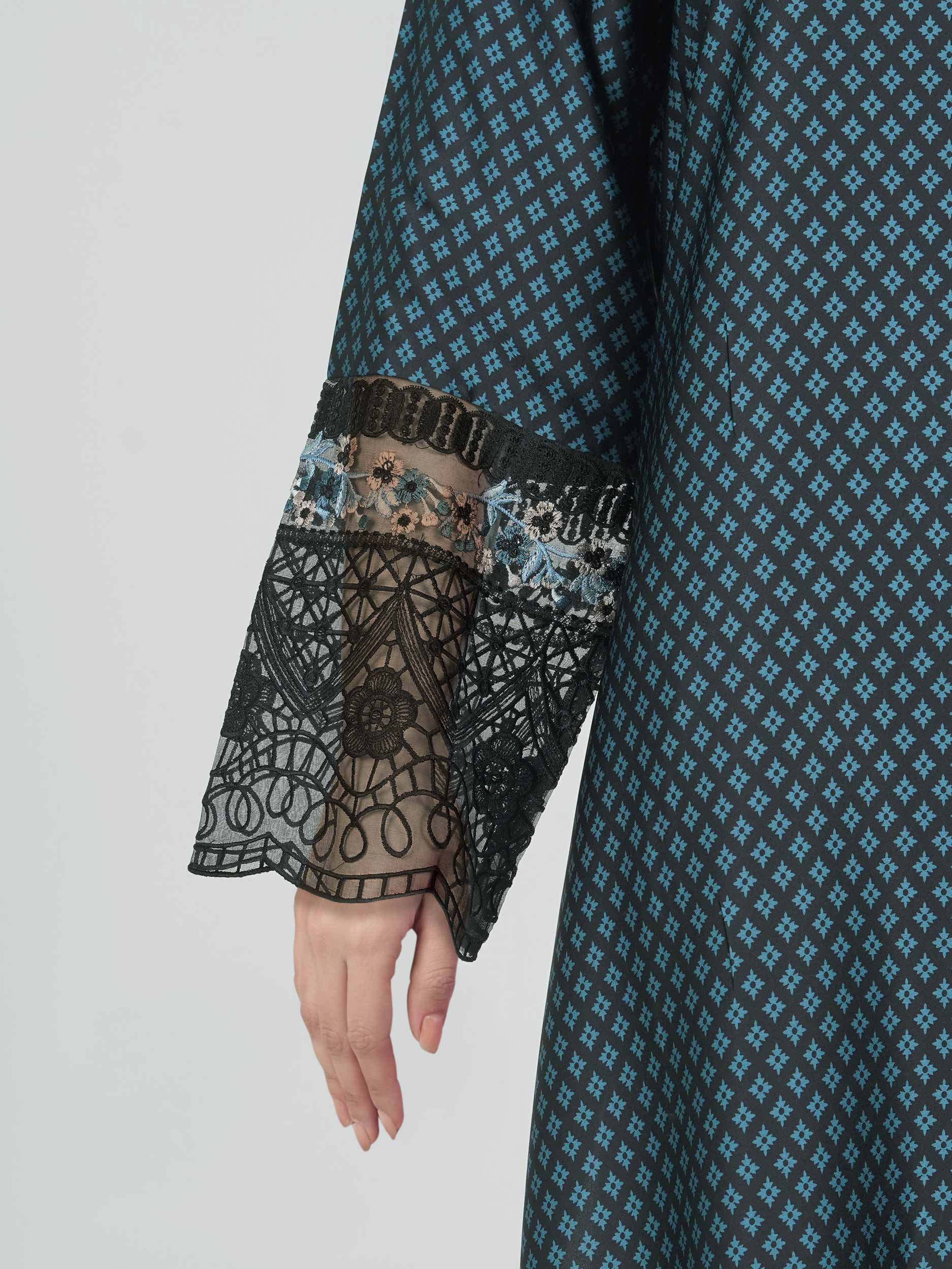 3 Piece Silk Suit- Embroidered (Pret)